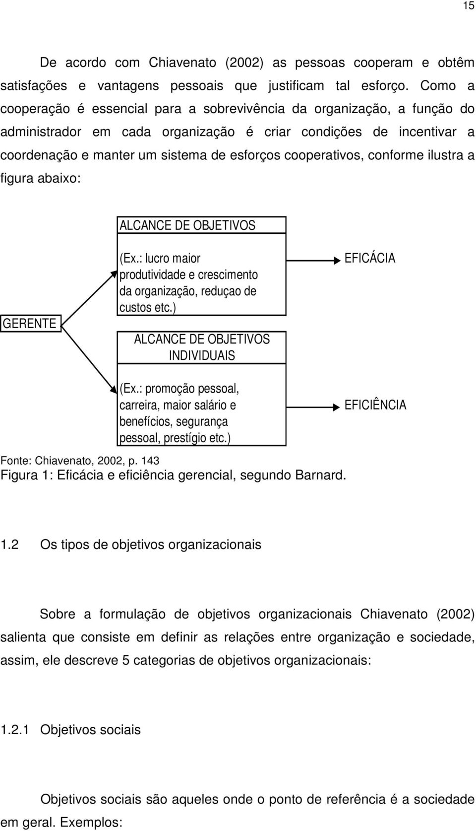 cooperativos, conforme ilustra a figura abaixo: ALCANCE DE OBJETIVOS GERENTE (Ex.: lucro maior produtividade e crescimento da organização, reduçao de custos etc.