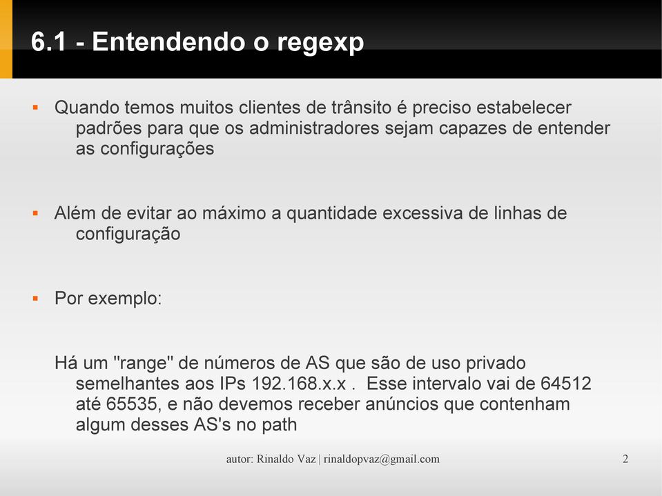 configuração Por exe