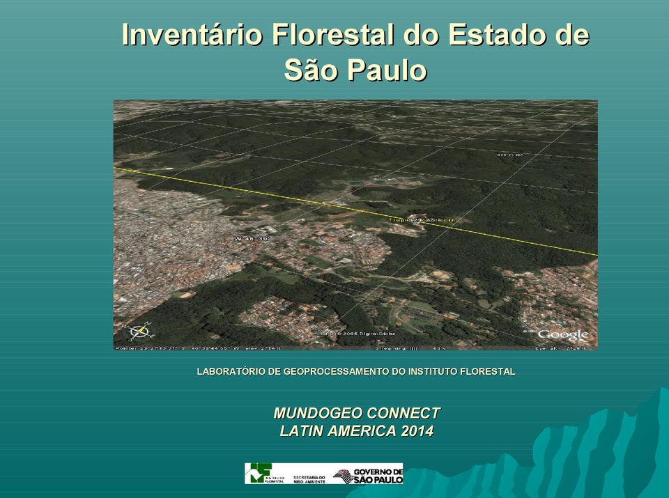 GEOPROCESSAMENTO DO INSTITUTO