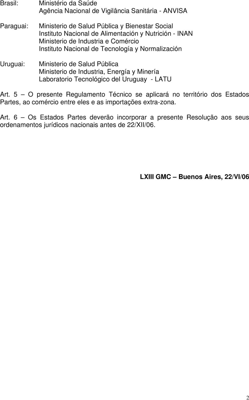 Energía y Minería Laboratorio Tecnológico del Uruguay - LATU Art.