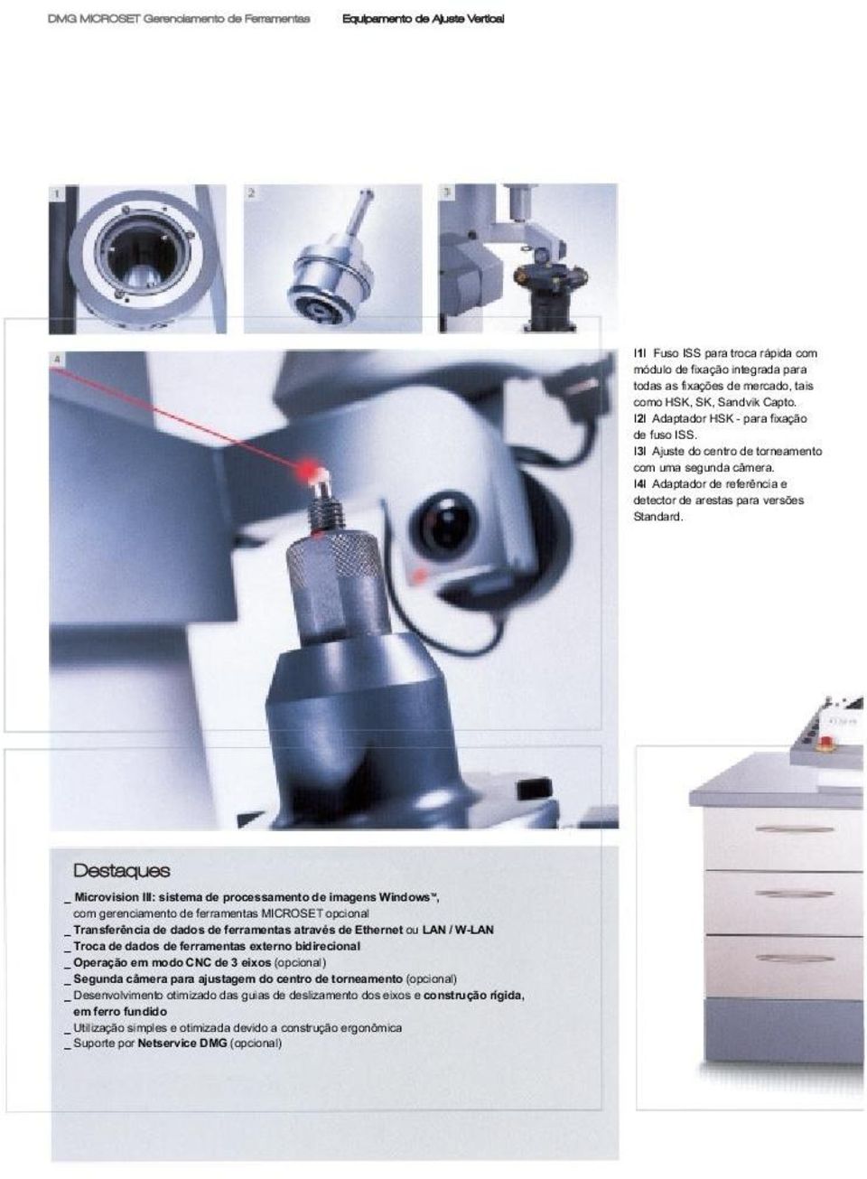 I4I Adaptador de referência e detector de arestas para versões Standard.