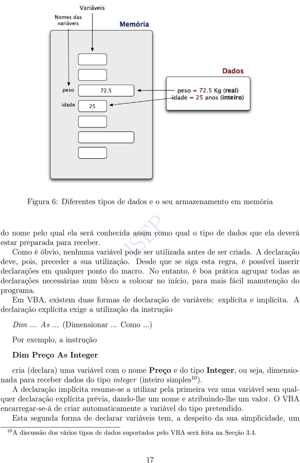 Desde que se siga esta regra, é possível inserir declarações em qualquer ponto do macro.