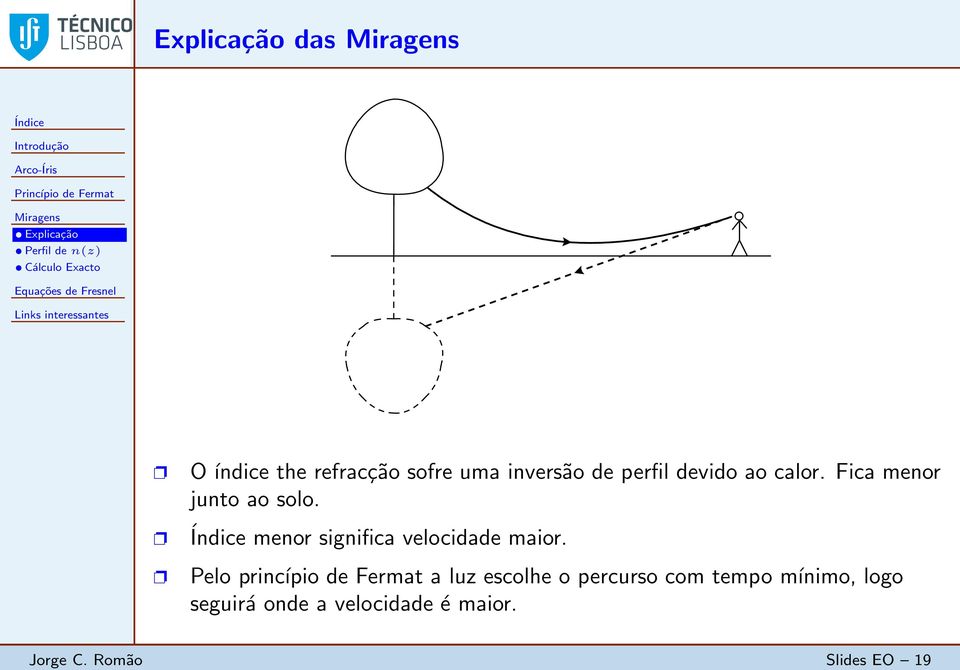 menor significa velocidade maior.