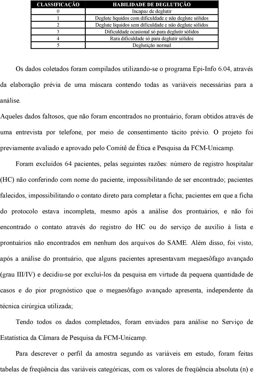 04, através da elaboração prévia de uma máscara contendo todas as variáveis necessárias para a análise.