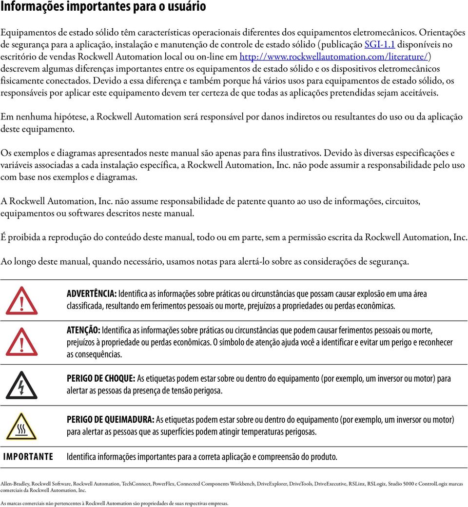 1 disponíveis no escritório de vendas Rockwell Automation local ou on-line em http://www.rockwellautomation.