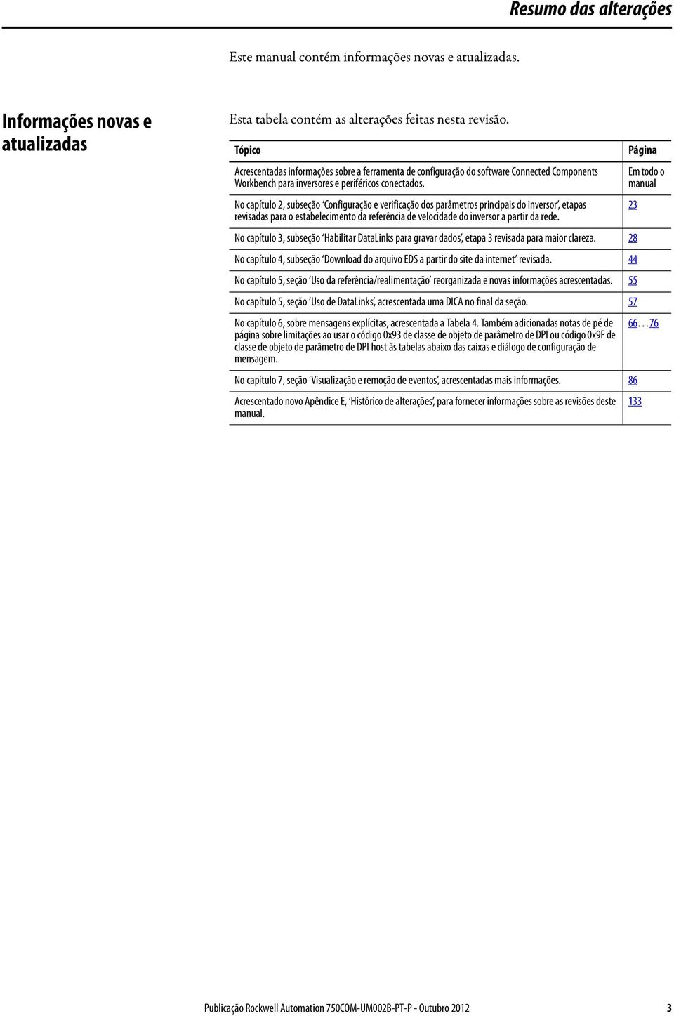 No capítulo 2, subseção Configuração e verificação dos parâmetros principais do inversor, etapas revisadas para o estabelecimento da referência de velocidade do inversor a partir da rede.