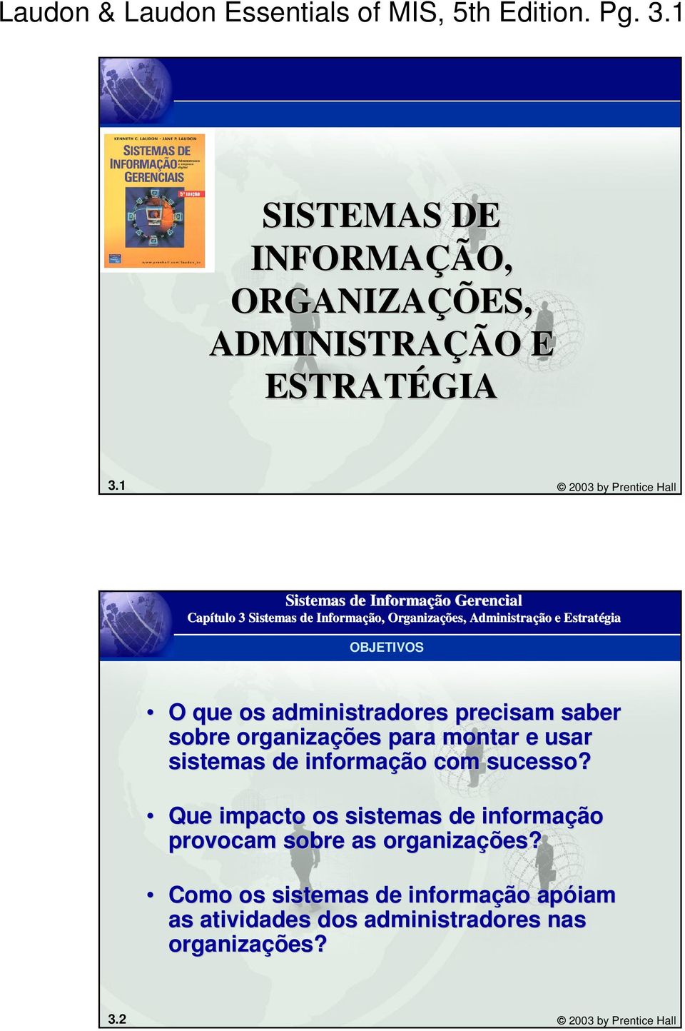 sobre organizações para montar e usar sistemas de informação com sucesso?