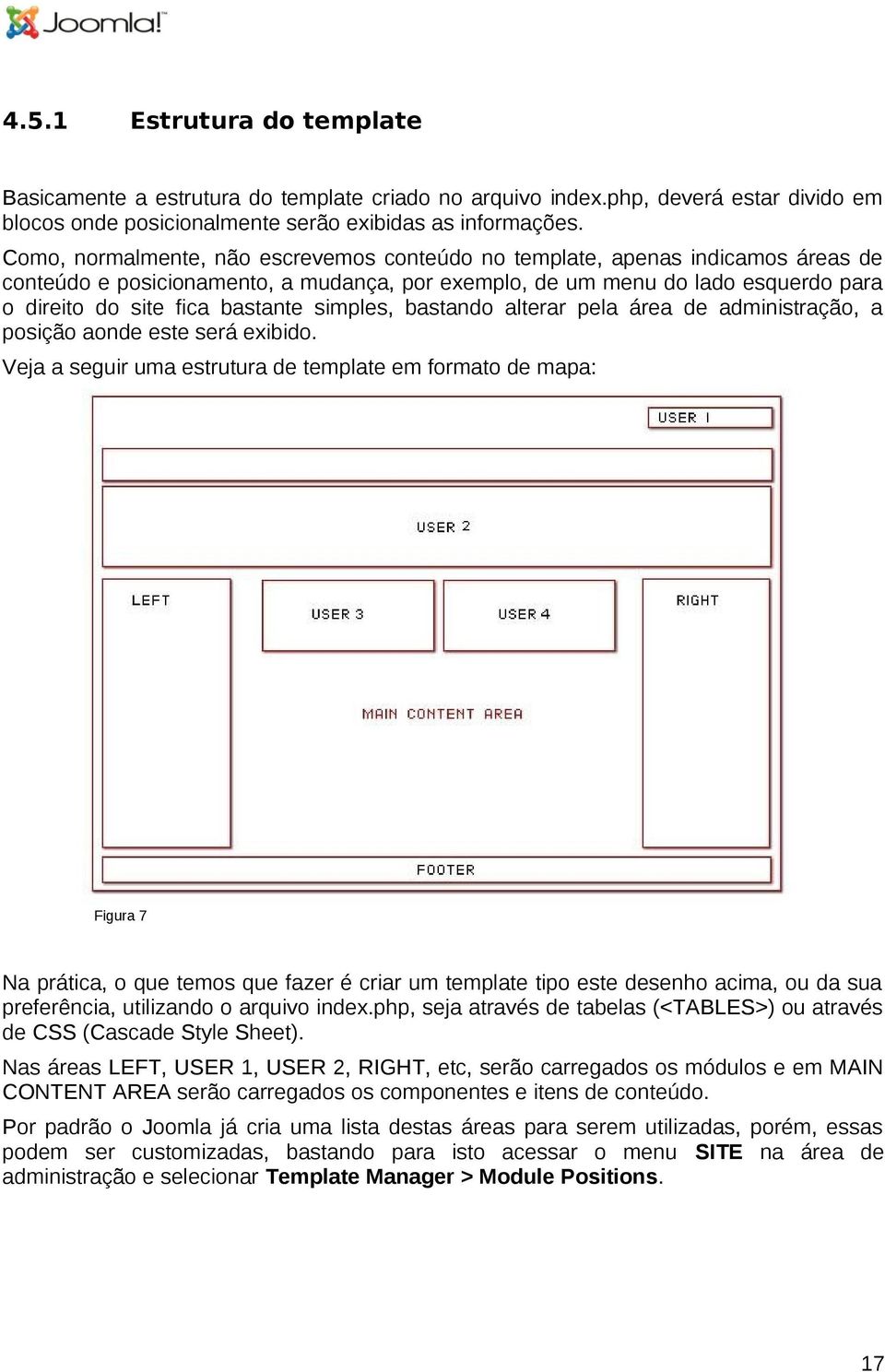 simples, bastando alterar pela área de administração, a posição aonde este será exibido.