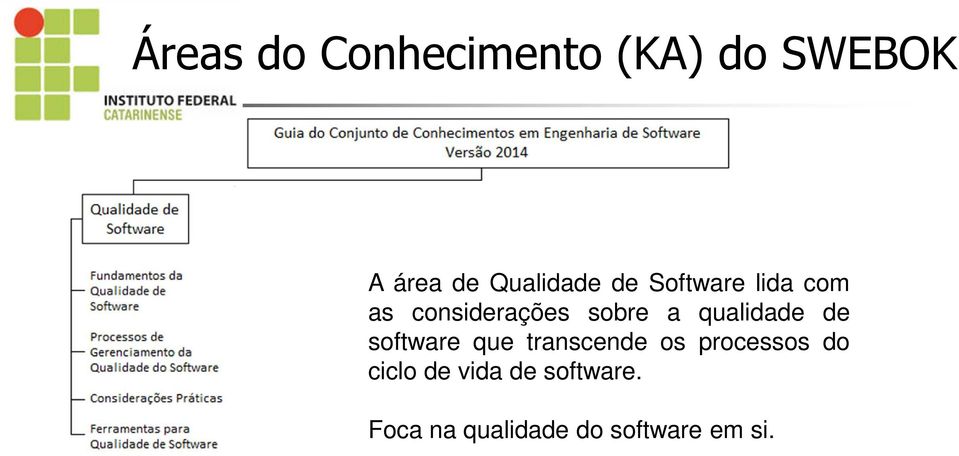 que transcende os processos do ciclo de vida