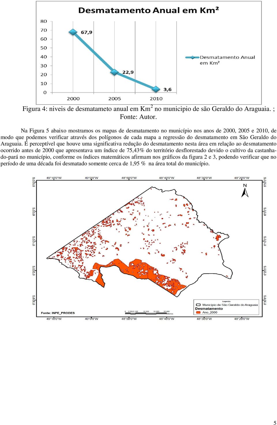 desmatamento em São Geraldo do Araguaia.