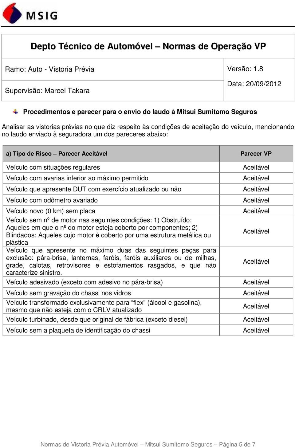 atualizado ou não Veículo com odômetro avariado Veículo novo (0 km) sem placa Veículo sem nº de motor nas seguintes condições: 1) Obstruído: Aqueles em que o nº do motor esteja coberto por