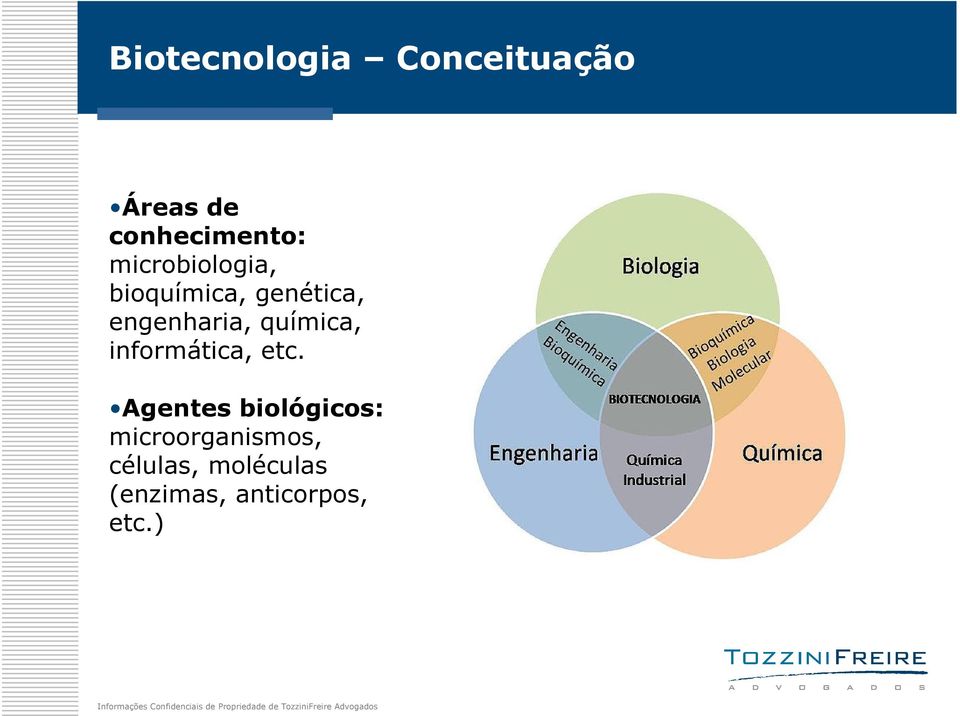 química, informática, etc.