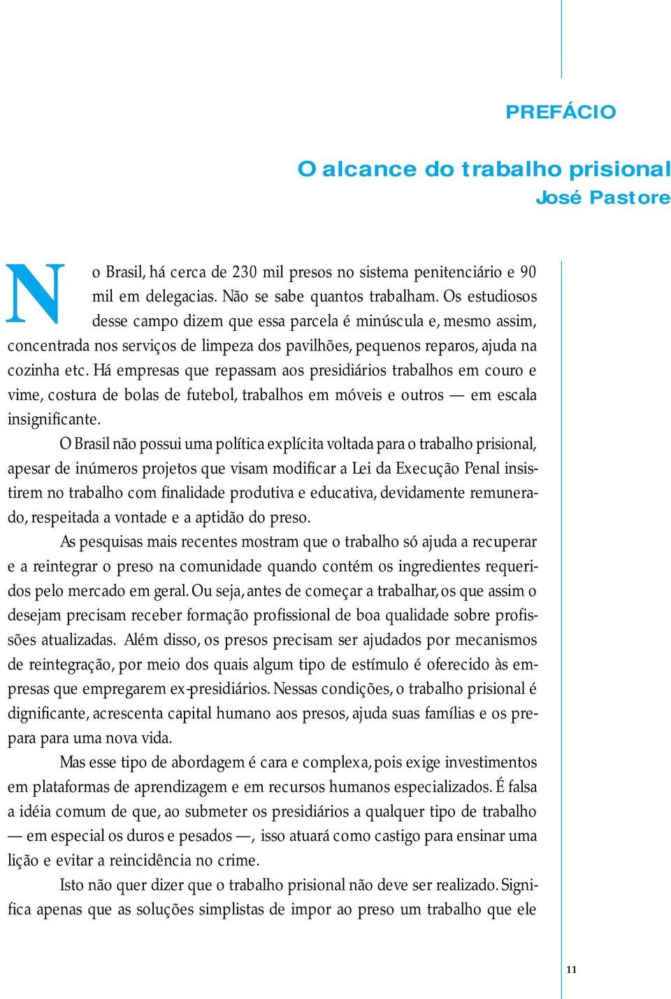 Há empresas que repassam aos presidiários trabalhos em couro e vime, costura de bolas de futebol, trabalhos em móveis e outros em escala insignificante.