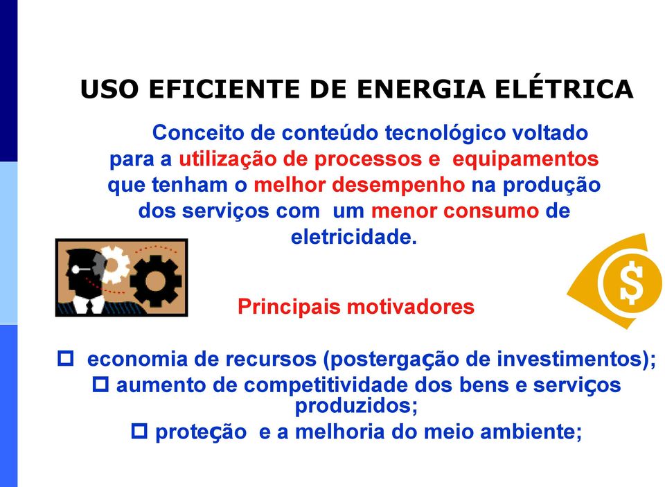 consumo de eletricidade.