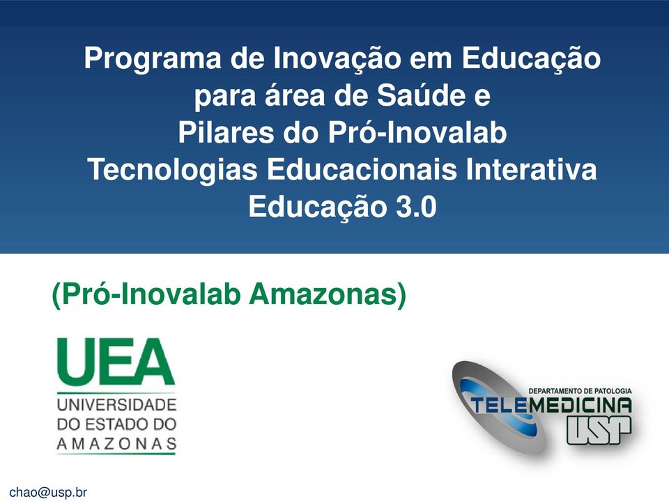 Pró-Inovalab Tecnologias Educacionais