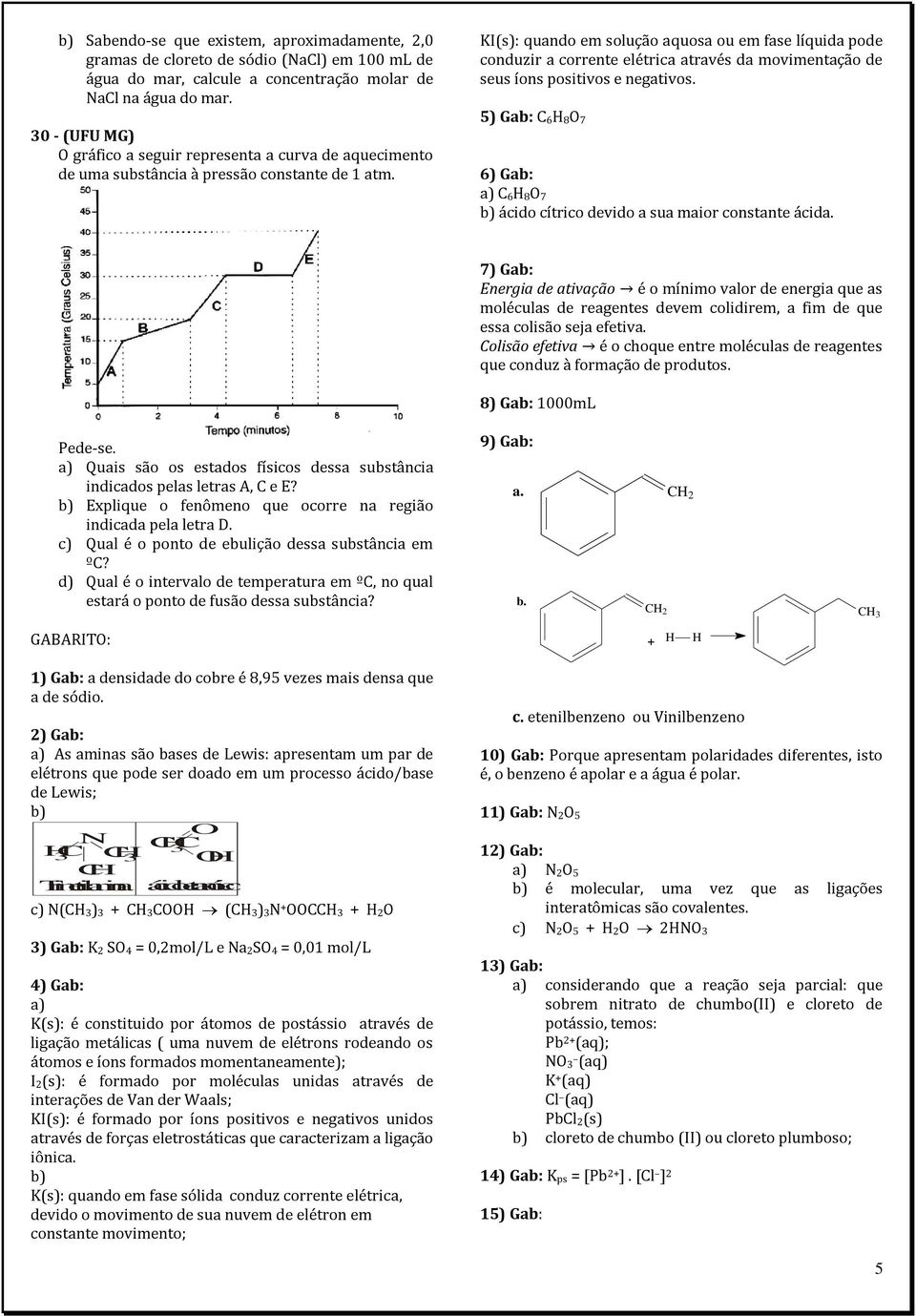 KI: quando em solução aquosa ou em fase líquida pode conduzir a corrente elétrica através da movimentação de seus íons positivos e negativos.