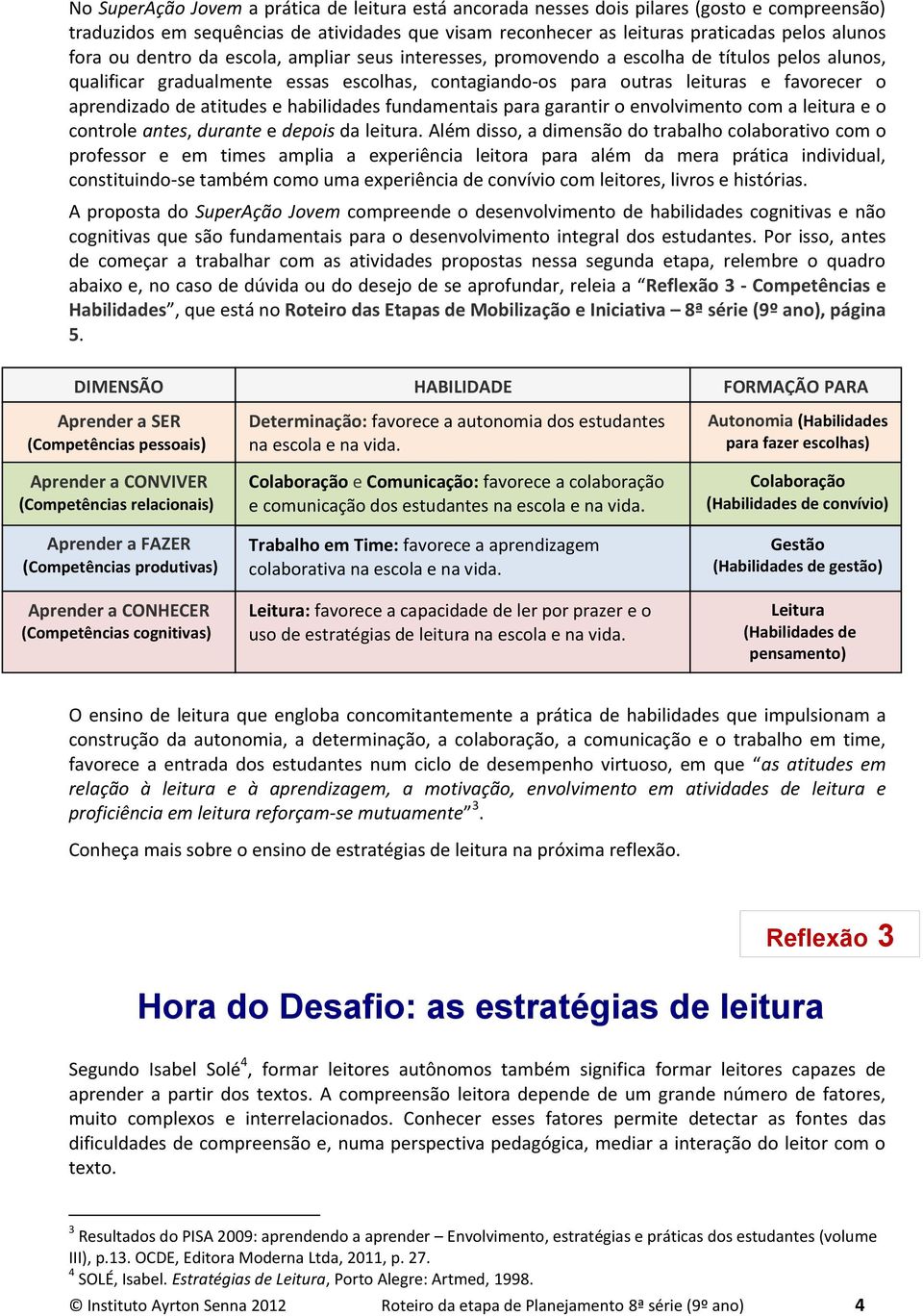 atitudes e habilidades fundamentais para garantir o envolvimento com a leitura e o controle antes, durante e depois da leitura.