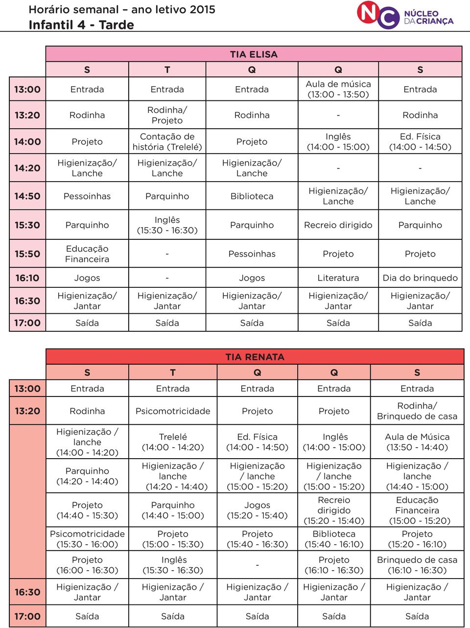 (16:00-16:30) Trelelé (14:00-14:20) (14:20-14:40) (14:40-15:00) (15:00-15:30) (15:30-16:30) (14:00-14:50) / (15:00-15:20) (15:20-15:40) (15:40-16:30) -