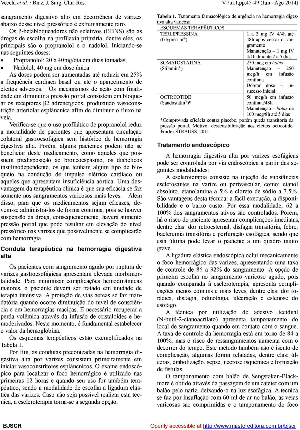 Iniciando-se nas seguintes doses: Propranolol: 20 a 40mg/dia em duas tomadas; Nadolol: 40 mg em dose única.