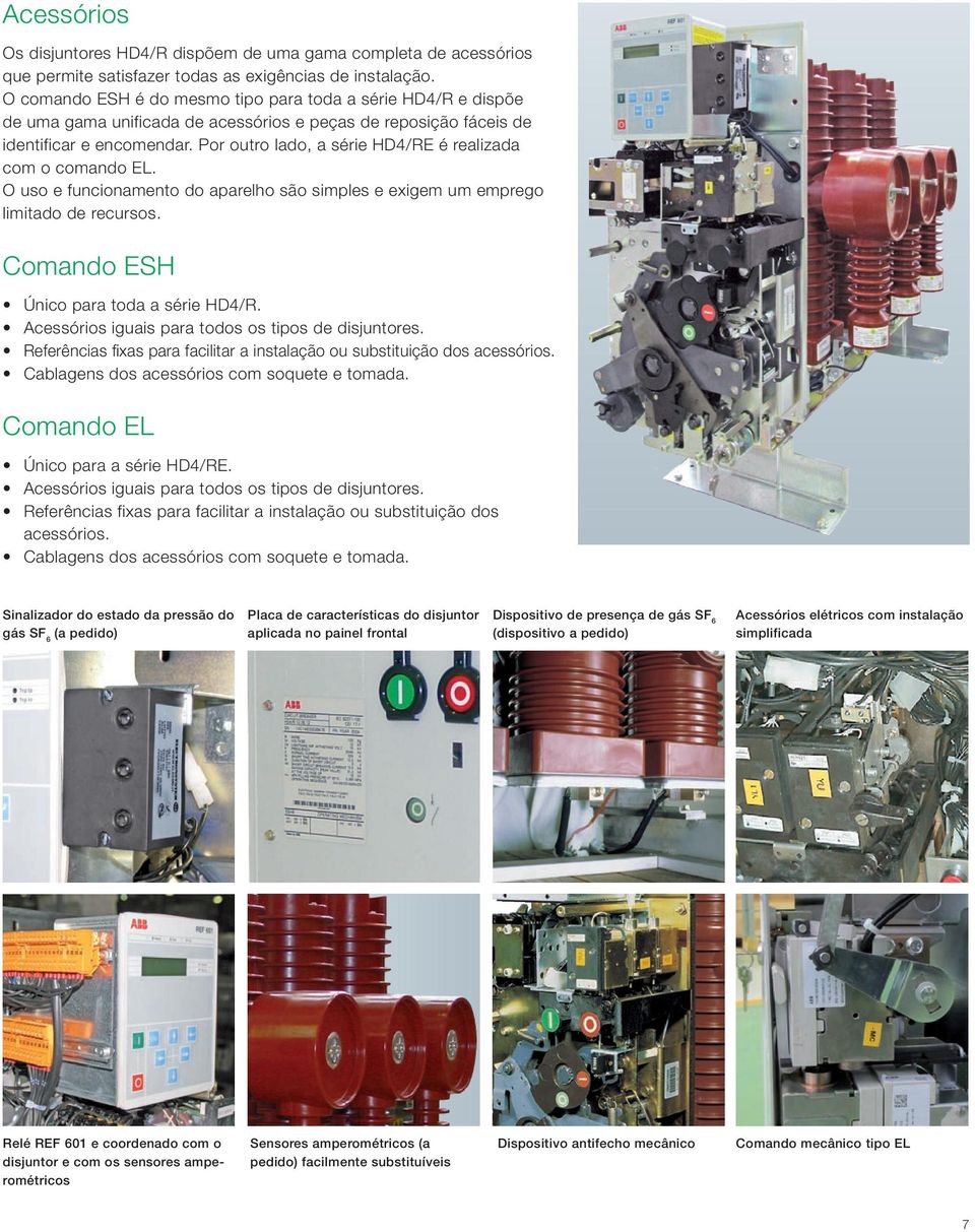 Por outro lado, a série HD4/RE é realizada com o comando EL. O uso e funcionamento do aparelho são simples e exigem um emprego limitado de recursos. Comando ESH Único para toda a série HD4/R.