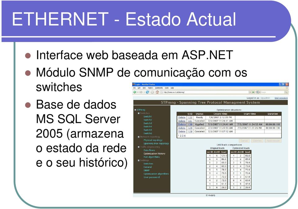 NET Módulo SNMP de comunicação com os