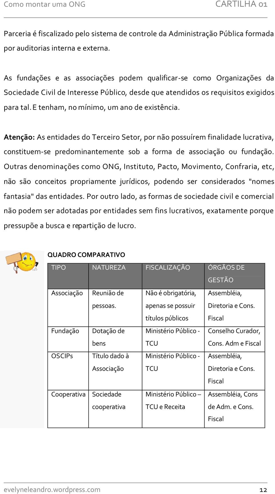 E tenham, no mínimo, um ano de existência. Atenção: As entidades do Terceiro Setor, por não possuírem finalidade lucrativa, constituem-se predominantemente sob a forma de associação ou fundação.