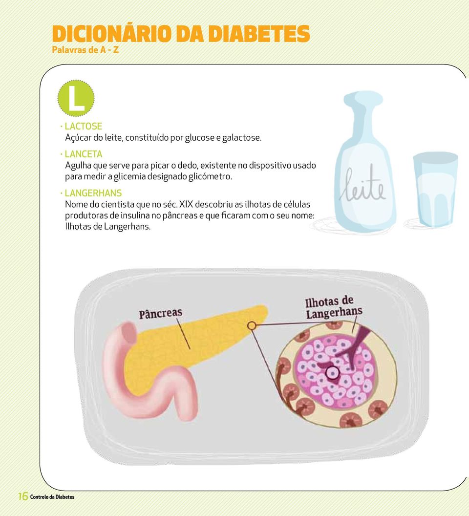 Lanceta Agulha que serve para picar o dedo, existente no dispositivo usado para medir a glicemia