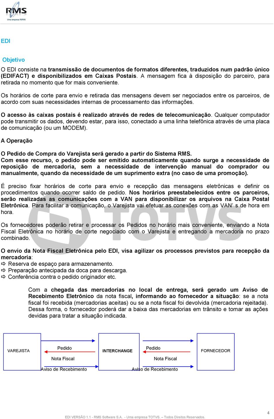 Os horários de corte para envio e retirada das mensagens devem ser negociados entre os parceiros, de acordo com suas necessidades internas de processamento das informações.