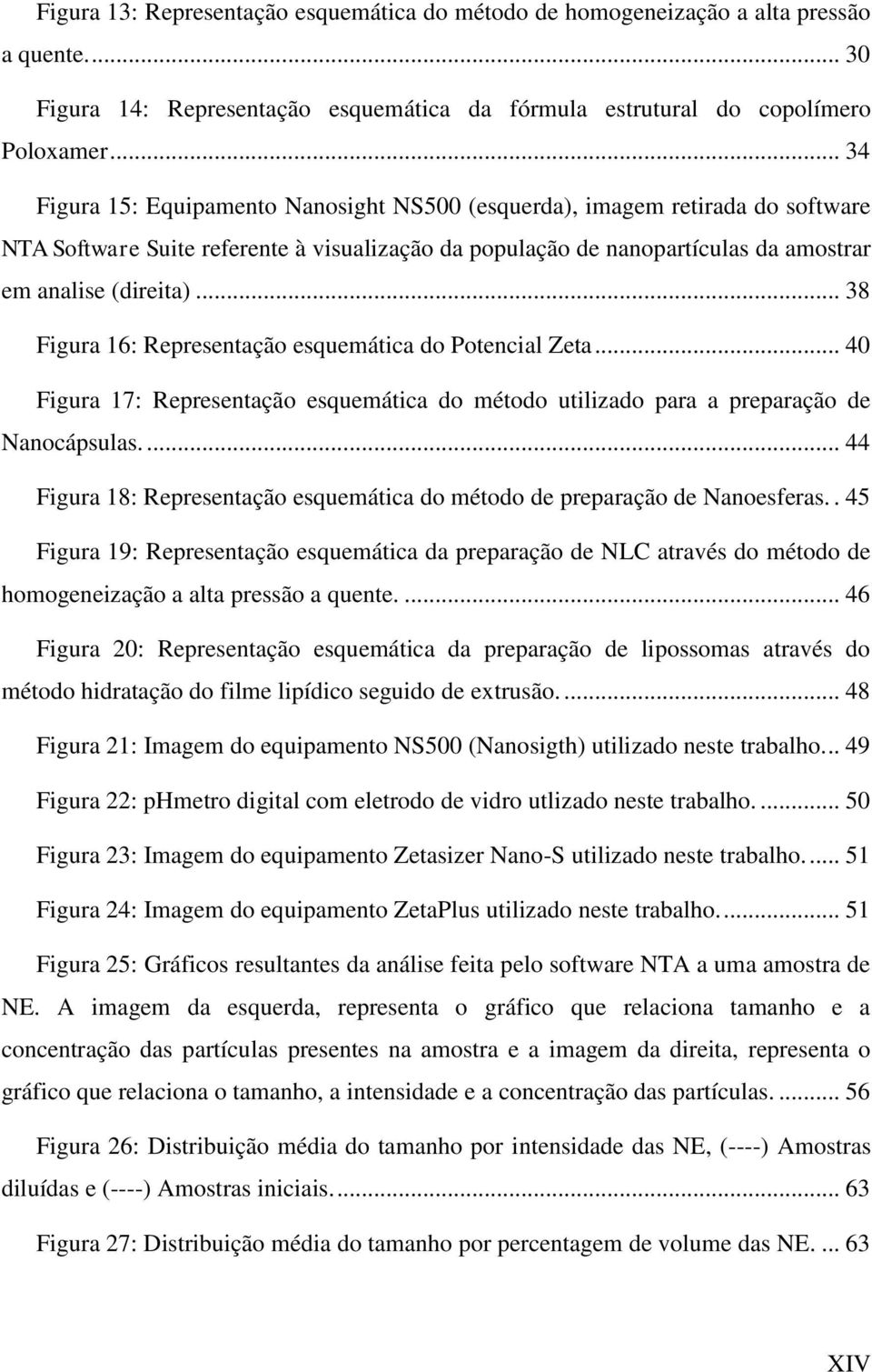 .. 38 Figura 16: Representação esquemática do Potencial Zeta... 40 Figura 17: Representação esquemática do método utilizado para a preparação de Nanocápsulas.