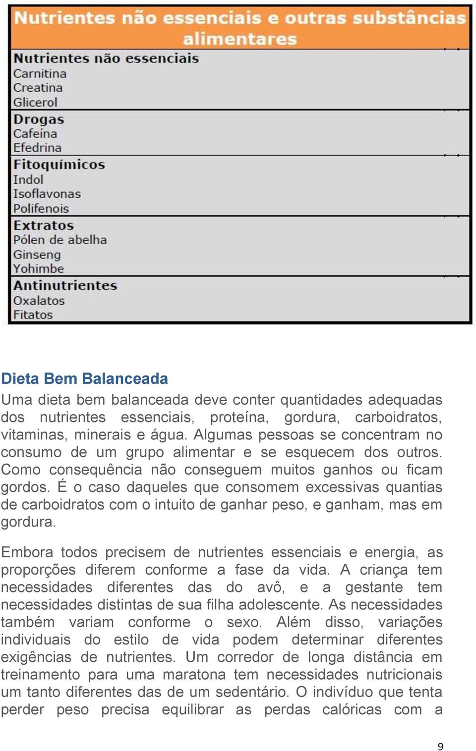 É o caso daqueles que consomem excessivas quantias de carboidratos com o intuito de ganhar peso, e ganham, mas em gordura.