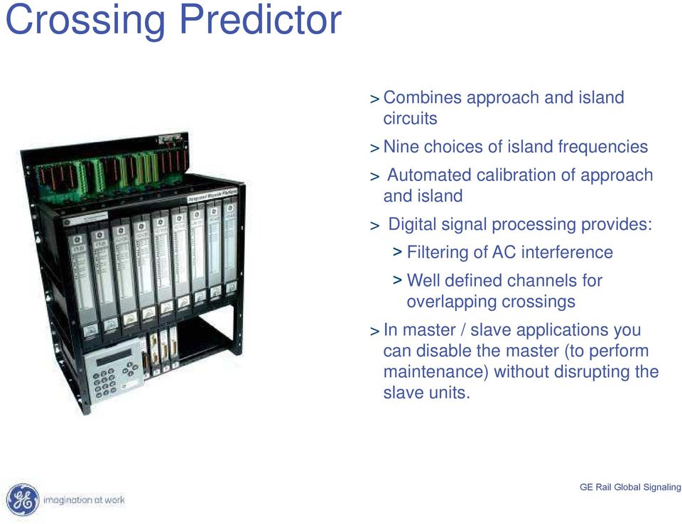 Filtering of AC interference > Well defined channels for overlapping crossings > In master /