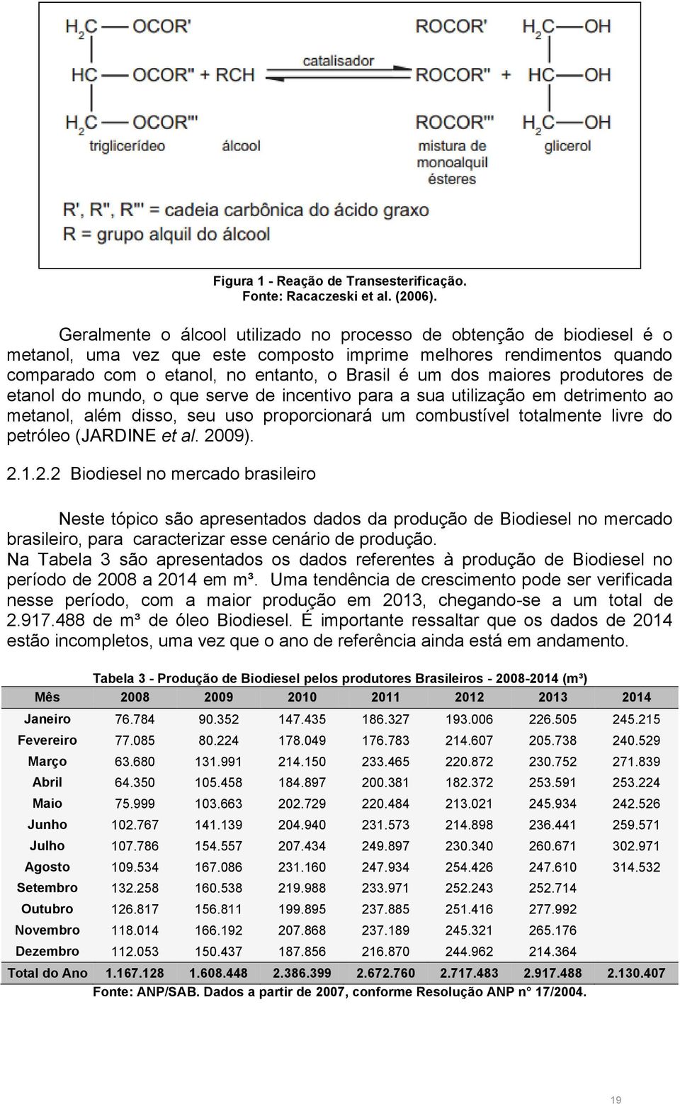 maiores produtores de etanol do mundo, o que serve de incentivo para a sua utilização em detrimento ao metanol, além disso, seu uso proporcionará um combustível totalmente livre do petróleo (JARDINE