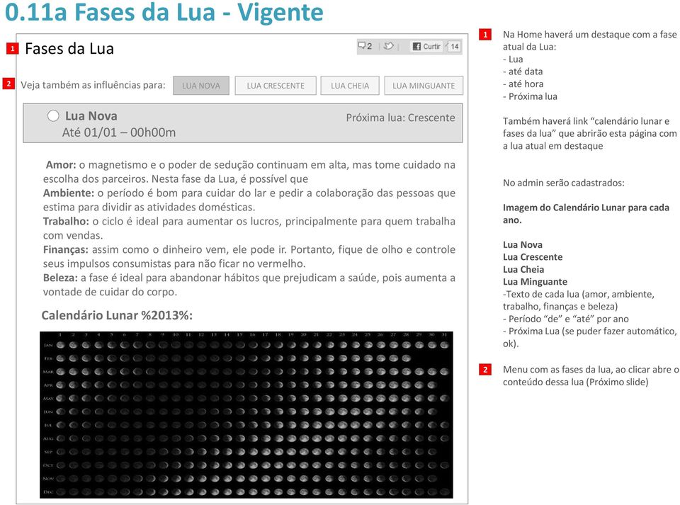 Nesta fase da Lua, é possível que Ambiente: o período é bom para cuidar do lar e pedir a colaboração das pessoas que estima para dividir as atividades domésticas.