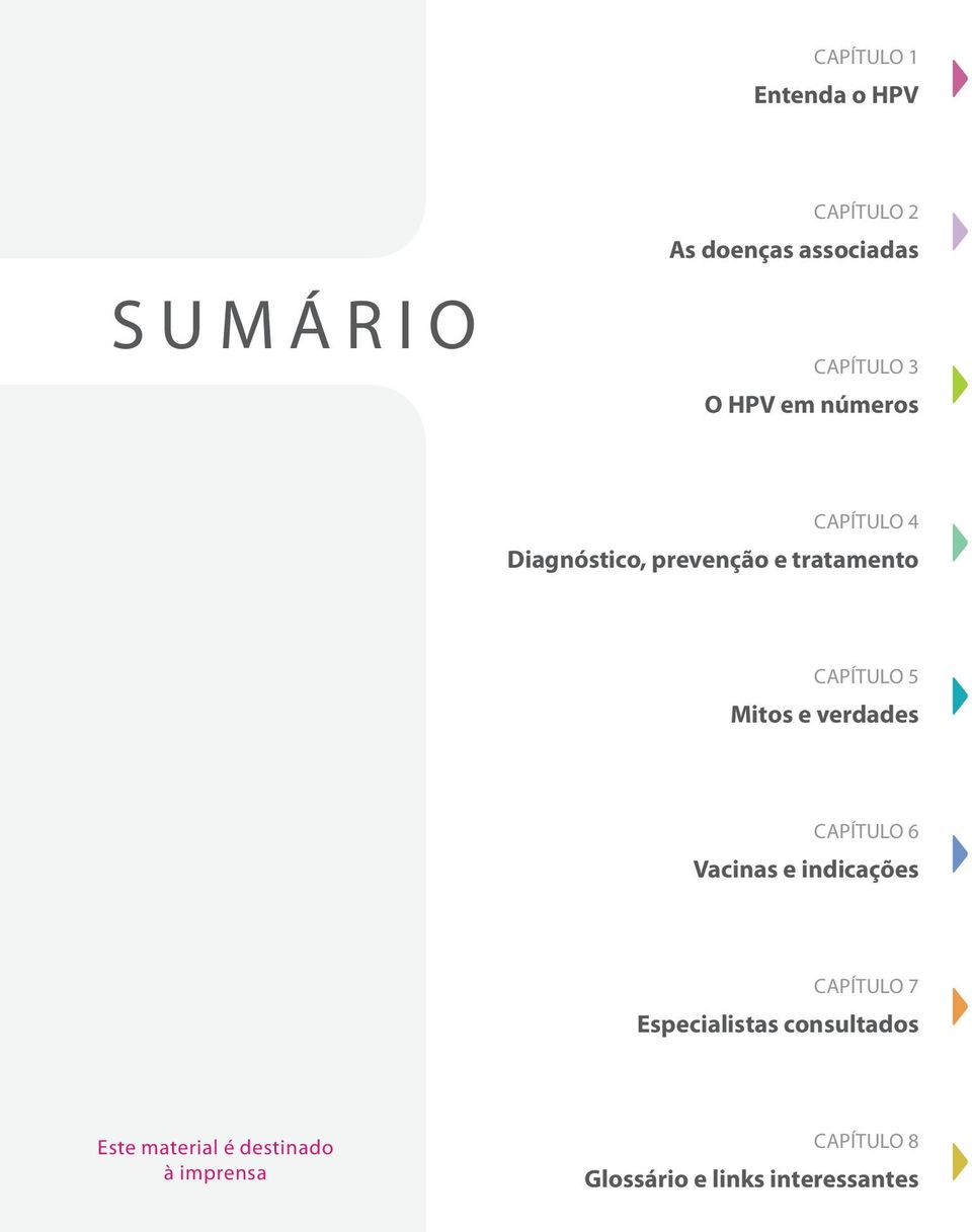 e verdades CAPÍTULO 6 Vacinas e indicações CAPÍTULO 7 Especialistas consultados