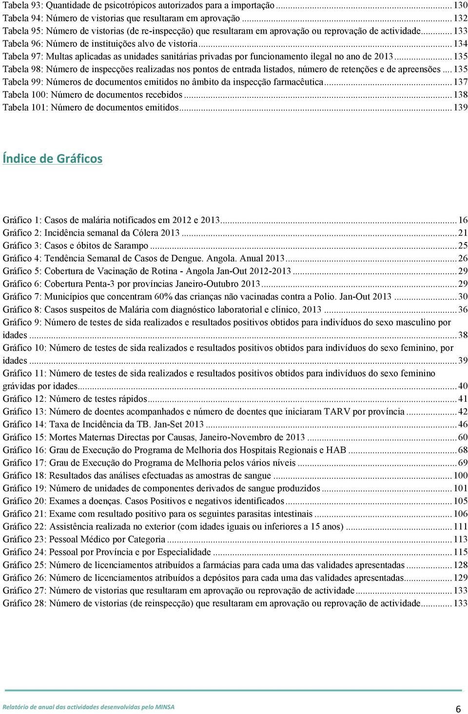 .. 134 Tabela 97: Multas aplicadas as unidades sanitárias privadas por funcionamento ilegal no ano de 2013.