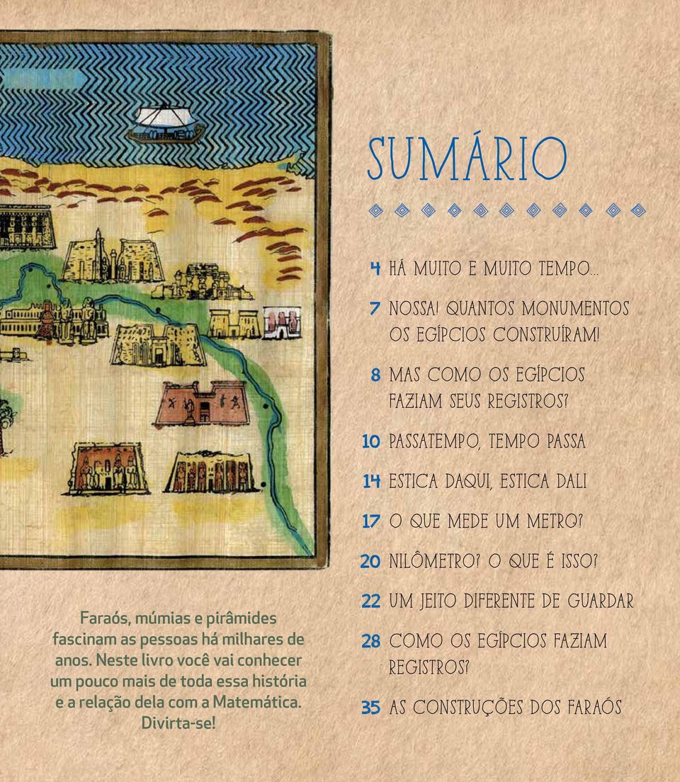 20 Nilômetro? O que é isso? Faraós, múmias e pirâmides fascinam as pessoas há milhares de anos.