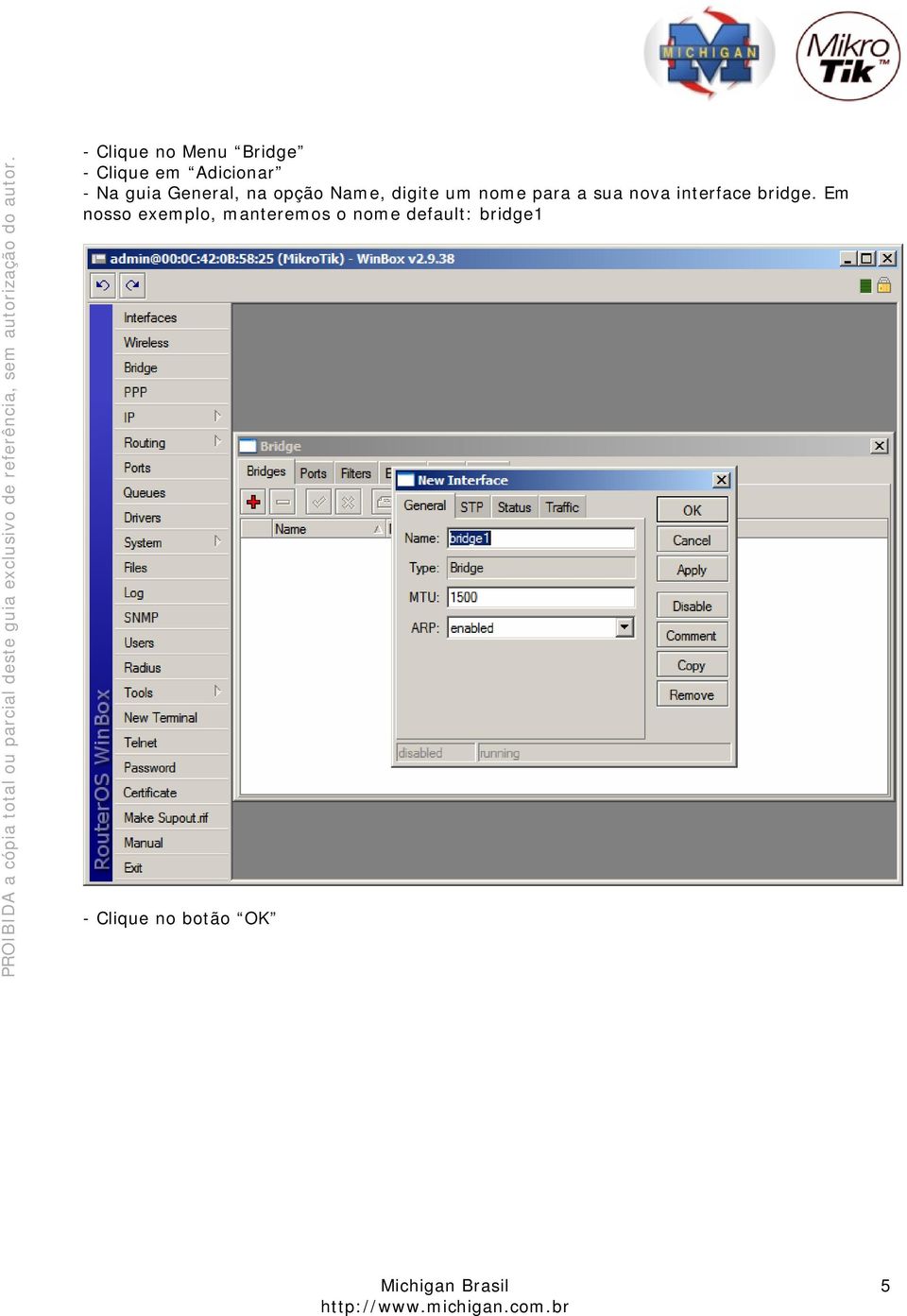 nova interface bridge.