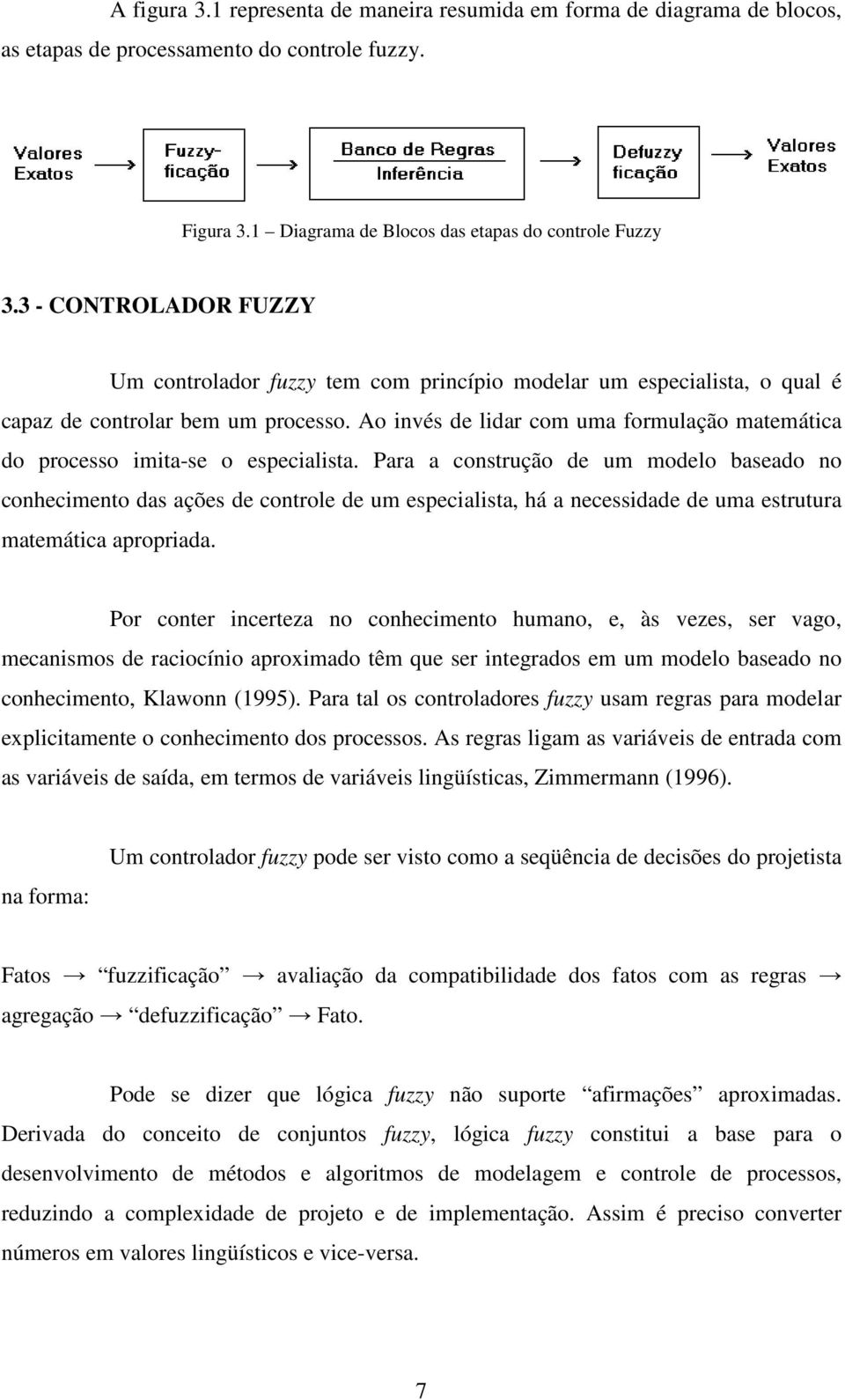 Ao invés de lidar com uma formulação matemática do processo imita-se o especialista.