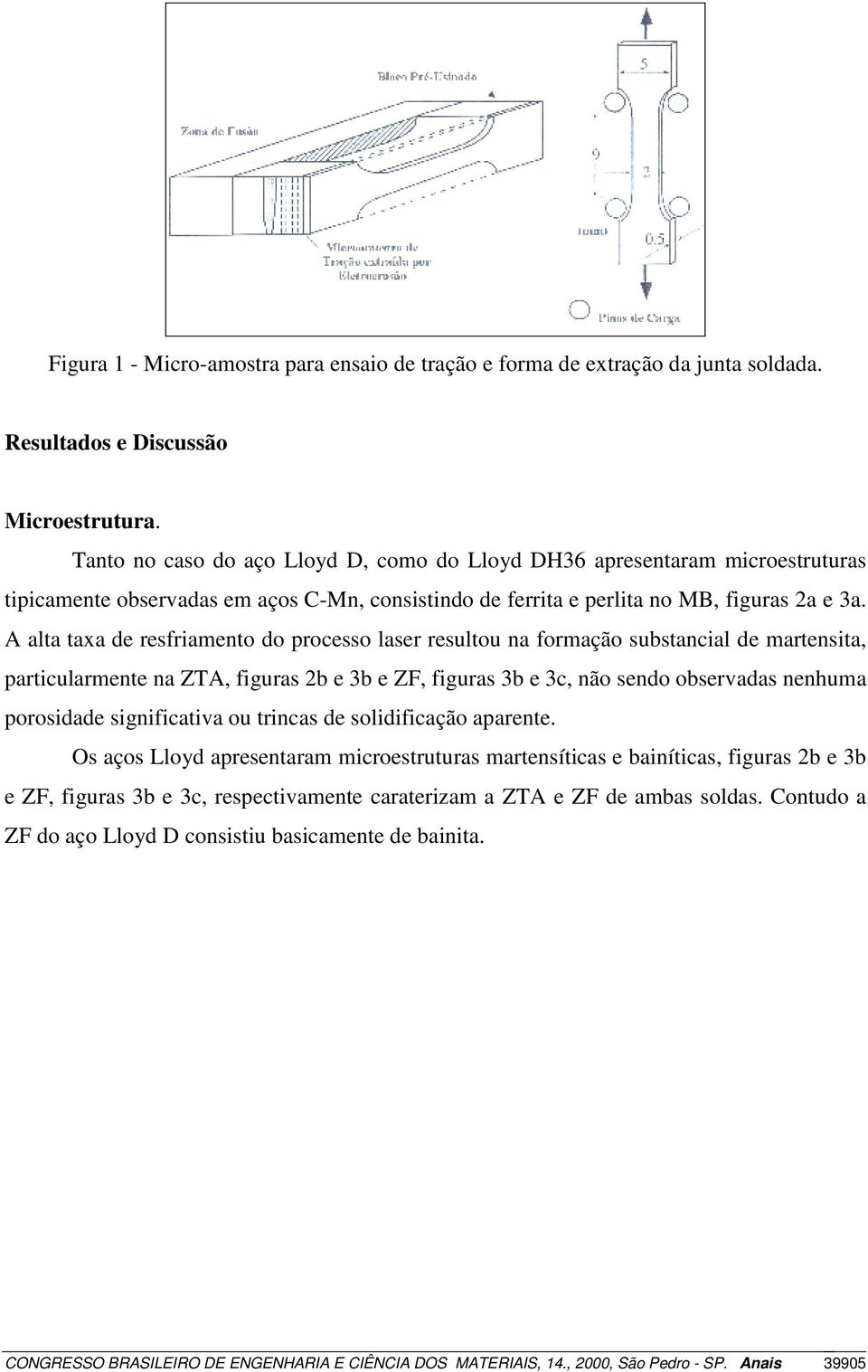 A alta taxa de resfriamento do processo laser resultou na formação substancial de martensita, particularmente na ZTA, figuras 2b e 3b e ZF, figuras 3b e 3c, não sendo observadas nenhuma porosidade