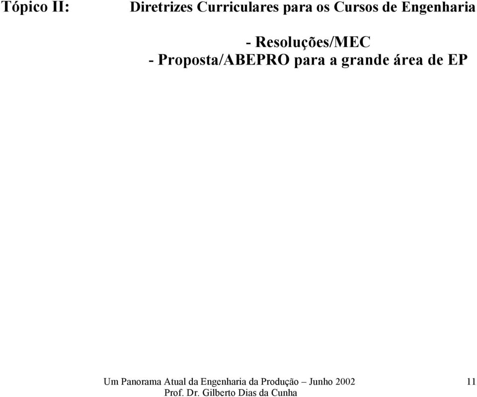 Engenharia - Resoluções/MEC -