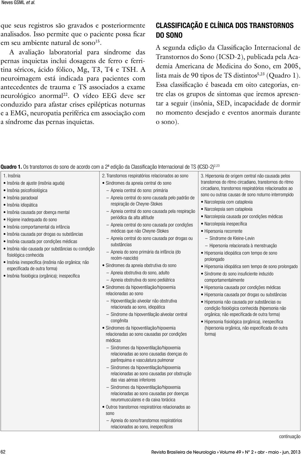 A neuroimagem está indicada para pacientes com antecedentes de trauma e TS associados a exame neurológico anormal 22.