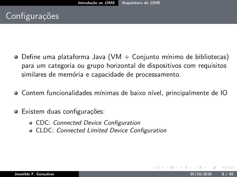 capacidade de processamento.