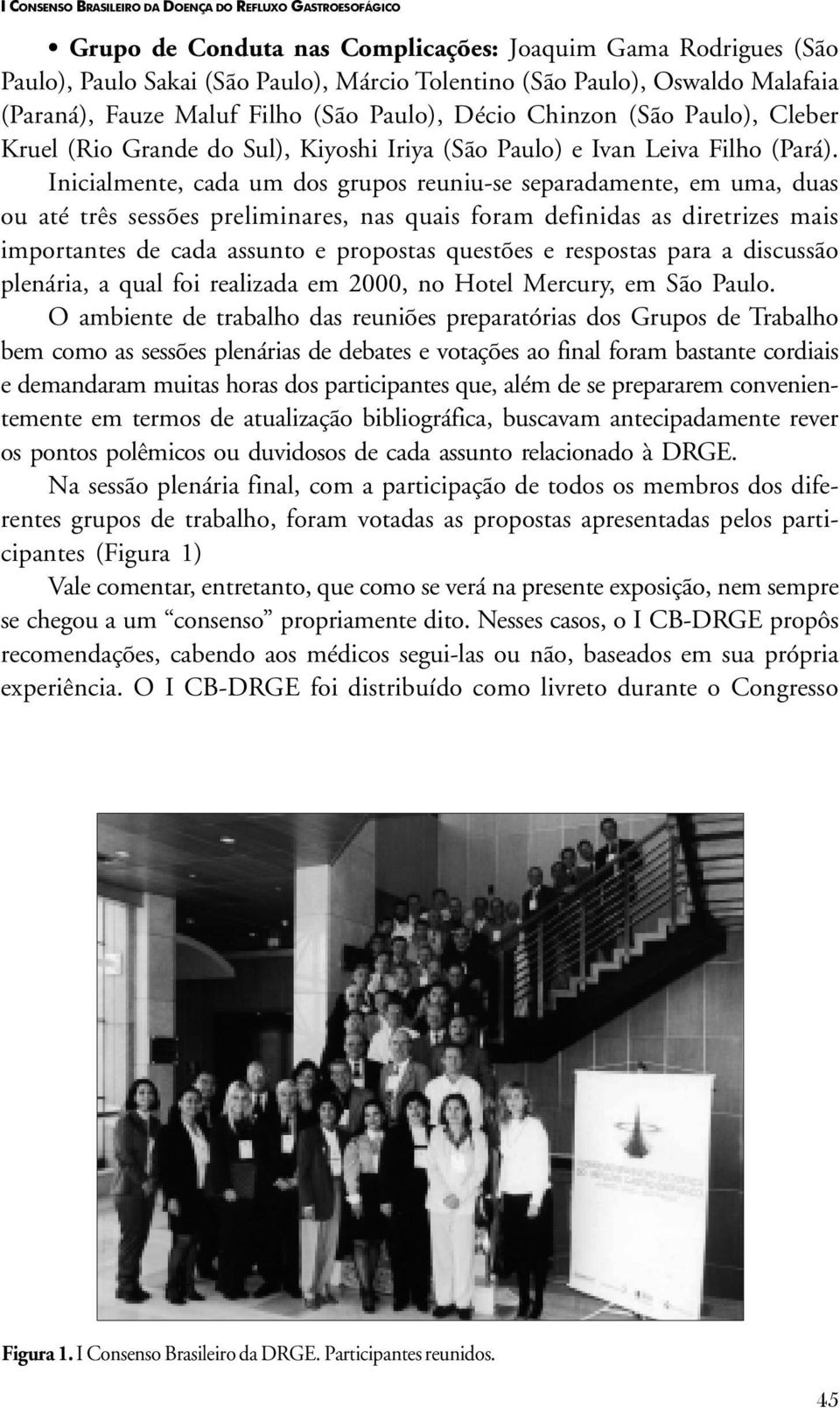 Inicialmente, cada um dos grupos reuniu-se separadamente, em uma, duas ou até três sessões preliminares, nas quais foram definidas as diretrizes mais importantes de cada assunto e propostas questões