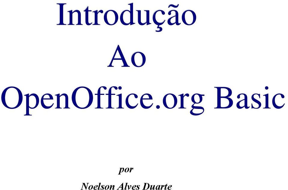 org Basic por