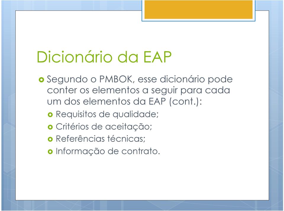 da EAP (cont.