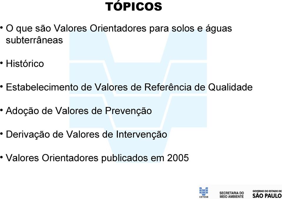 Referência de Qualidade Adoção de Valores de Prevenção