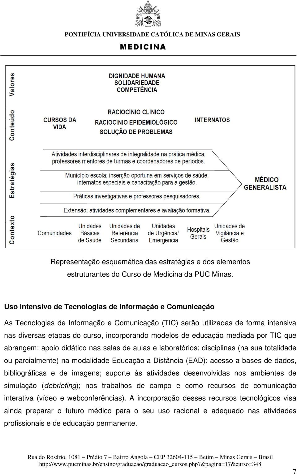 educação mediada por TIC que abrangem: apoio didático nas salas de aulas e laboratórios; disciplinas (na sua totalidade ou parcialmente) na modalidade Educação a Distância (EAD); acesso a bases de