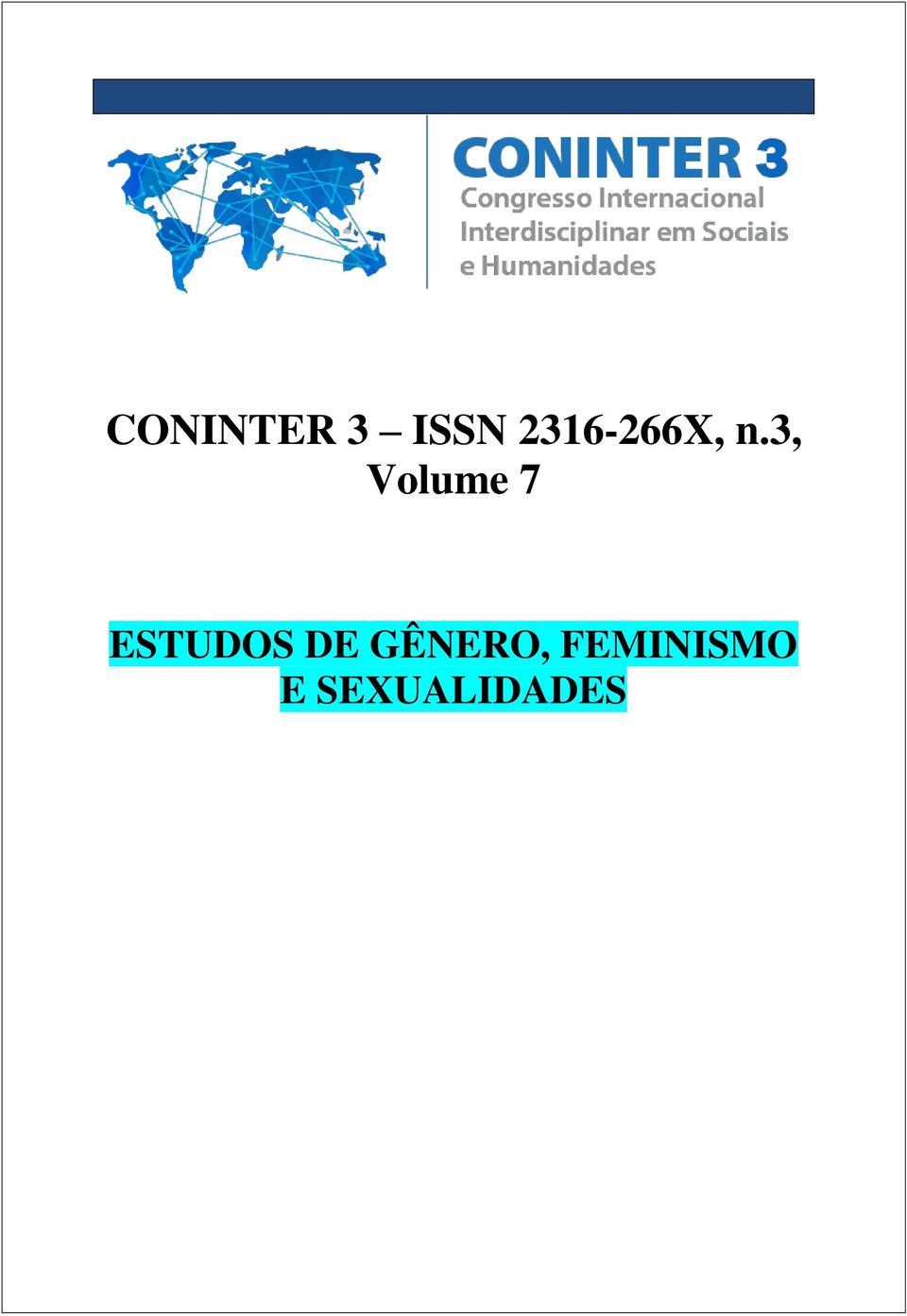 3, Volume 7 ESTUDOS