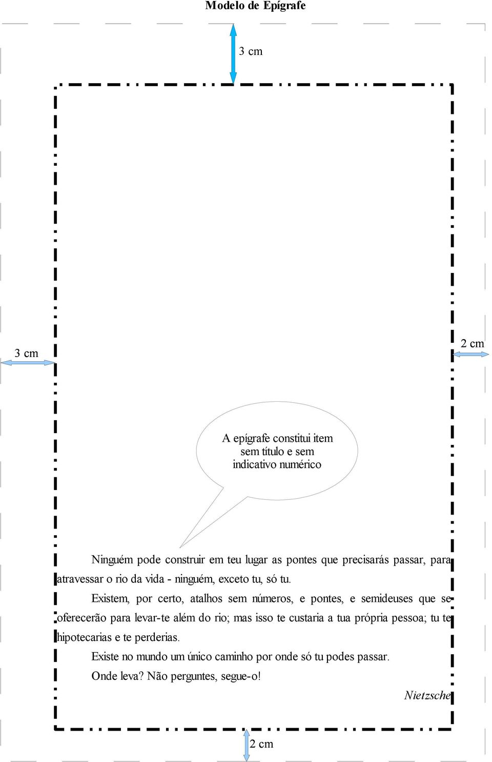 Existem, por certo, atalhos sem números, e pontes, e semideuses que se oferecerão para levar-te além do rio; mas isso te