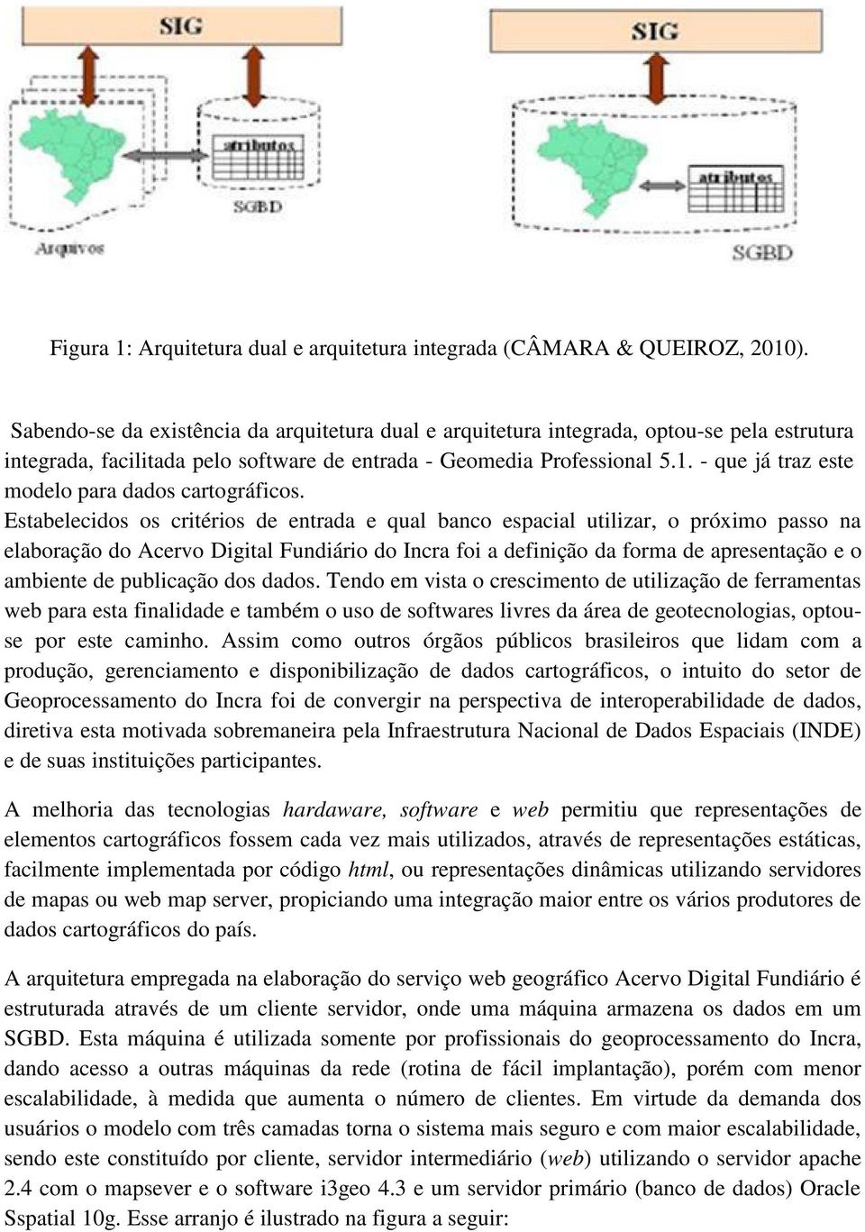 - que já traz este modelo para dados cartográficos.